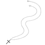 Kette KREUZ mit Zirkonia silber