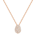 Halskette roségold mit Zirkonia