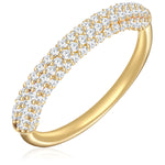 Ring mit Zirkonia gelbgold