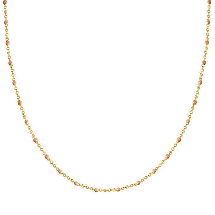 Ankerkette mit Kugeln gold