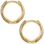 Creolen gold mit Emaille