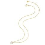 Herz Kette gold Perlmutt