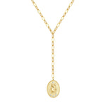 Y-Kette mit Anhänger gold