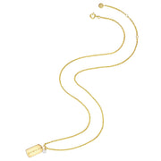 Kette mit Anhänger und Perle