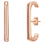 Ohrstecker roségold Geo