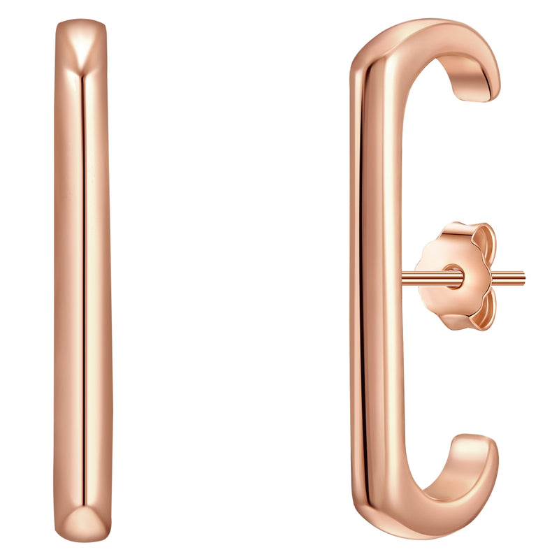 Ohrstecker roségold Geo