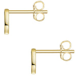Ohrstecker gold Geo-Look