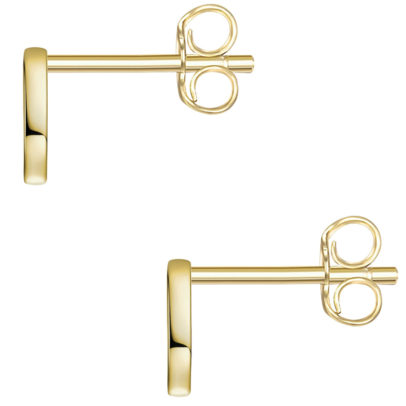 Ohrstecker gold Geo-Look