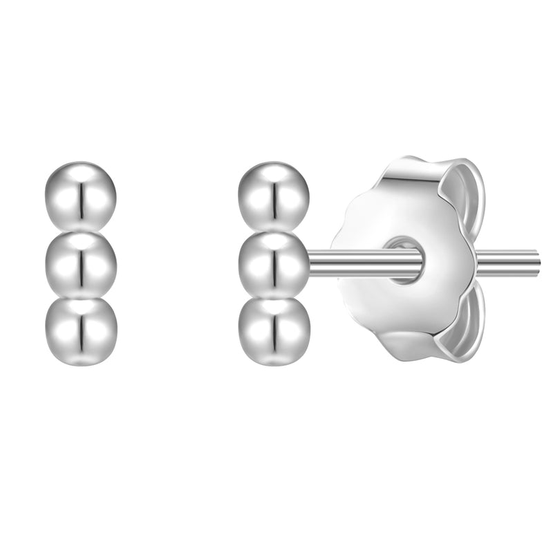 Ohrringe Stecker 3 Kugeln