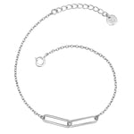 Silberarmband Glieder silber