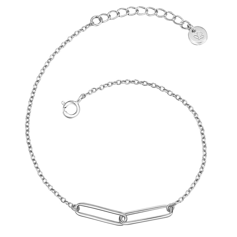 Silberarmband Glieder silber