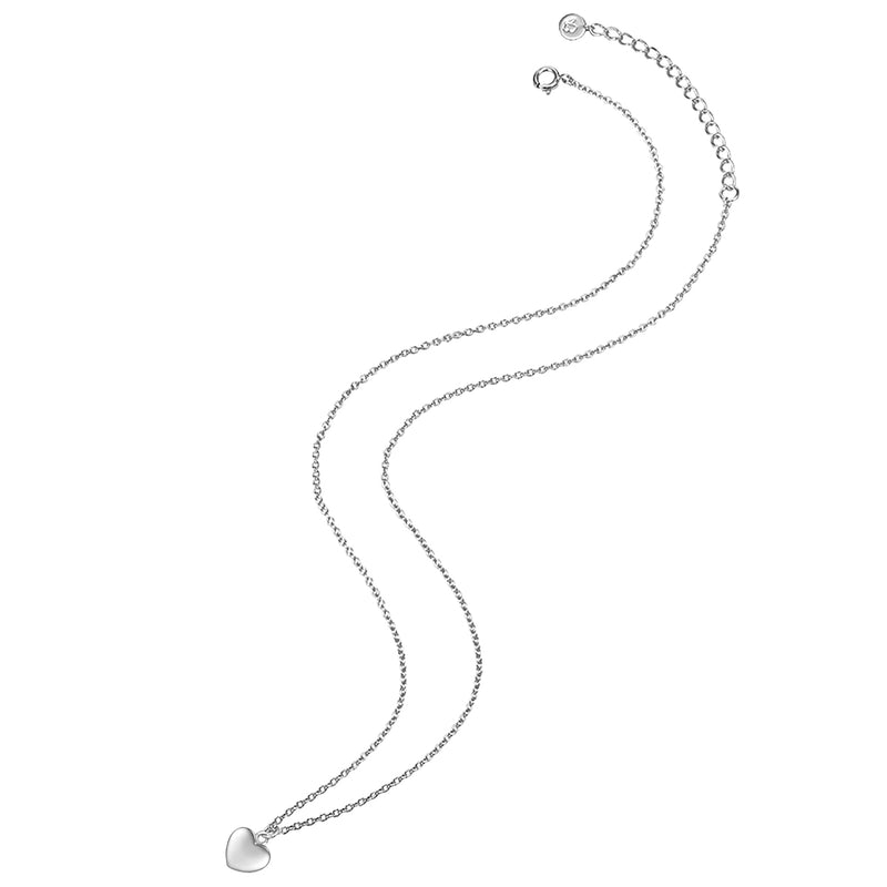 Herz Kette silber