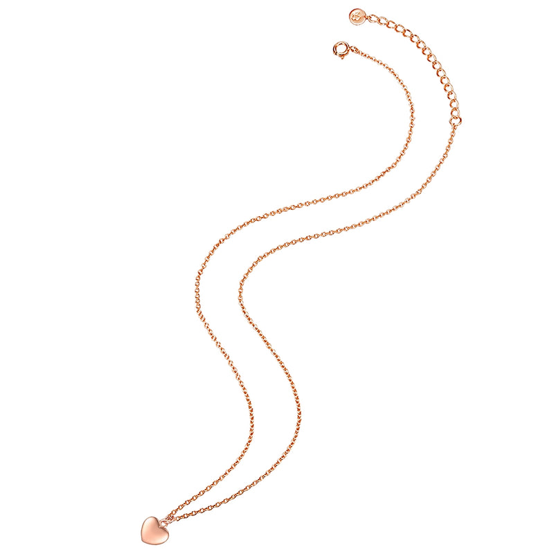 Herz Kette roségold