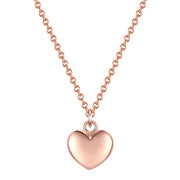 Herz Kette roségold