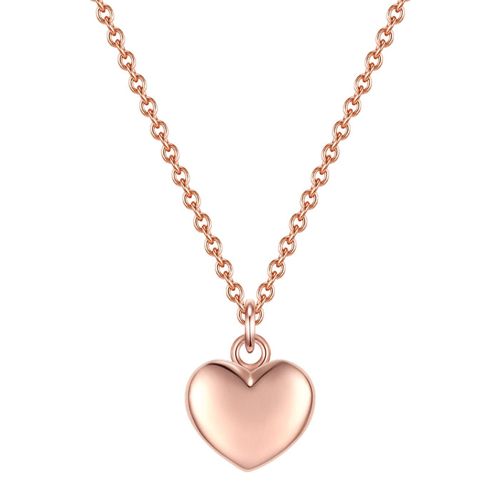 Herz Kette roségold