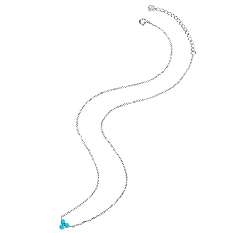 Kette mit 3 kleinen Türkisen (rek.)