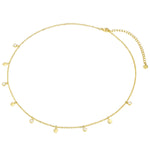 Silberkette gold mit Mondstein