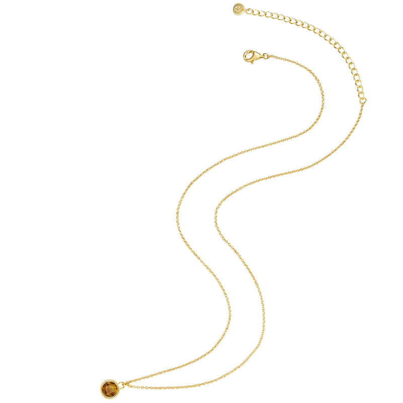 Goldene Kette mit Tigerauge