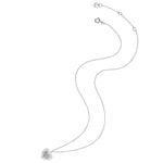 Herz Kette silber mit Love
