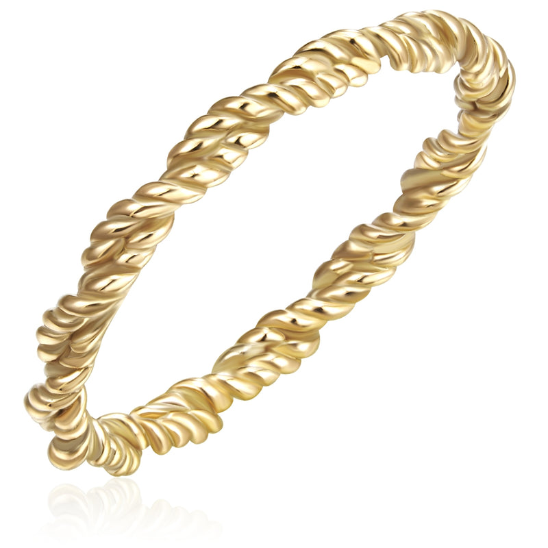 Ring gold gedreht