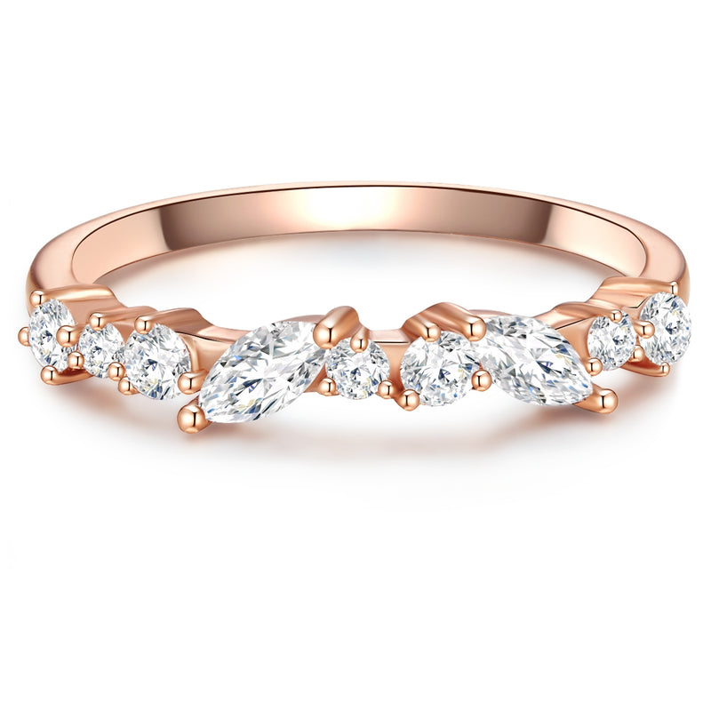 Ring mit Zirkonia roségold