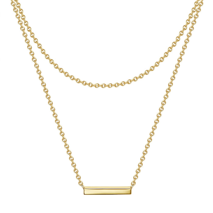 Kette zweireihig gold
