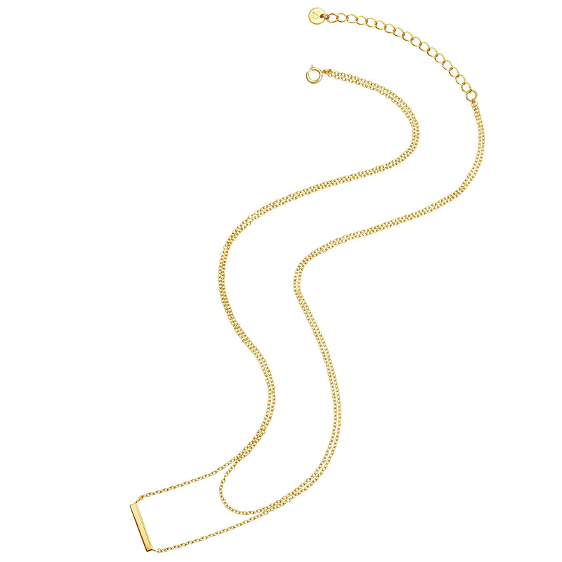 Kette zweireihig gold