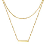 Kette zweireihig gold