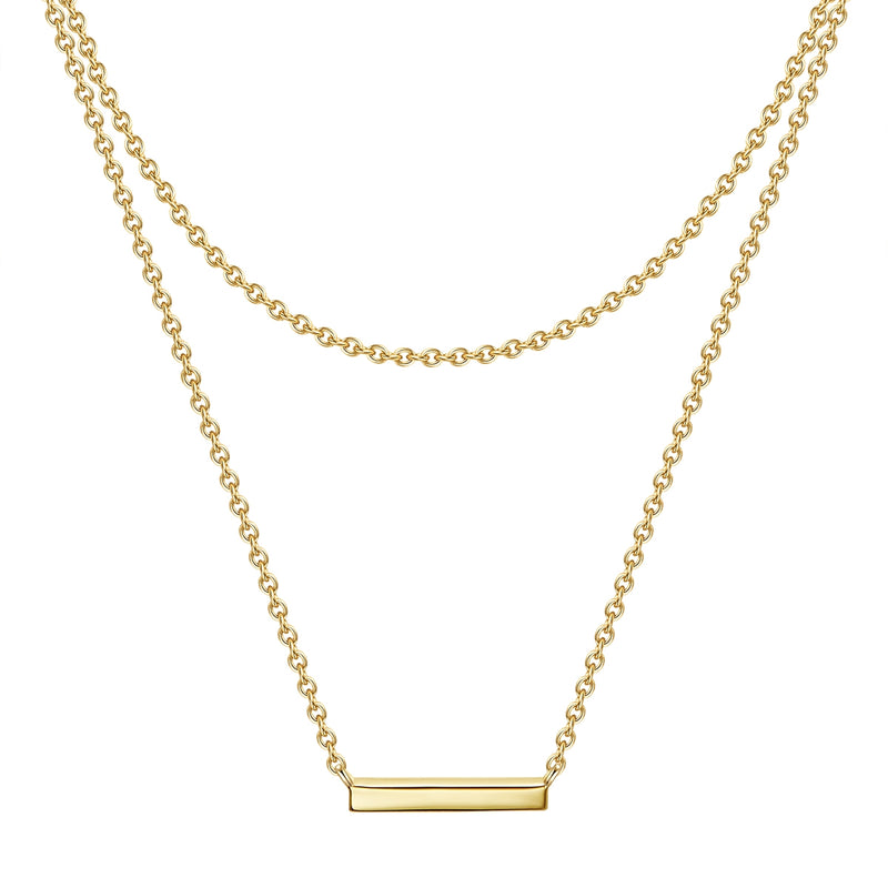 Kette zweireihig gold