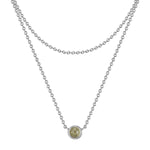 Kette silber Labradorit