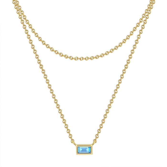 Kette gold mit Zirkonia