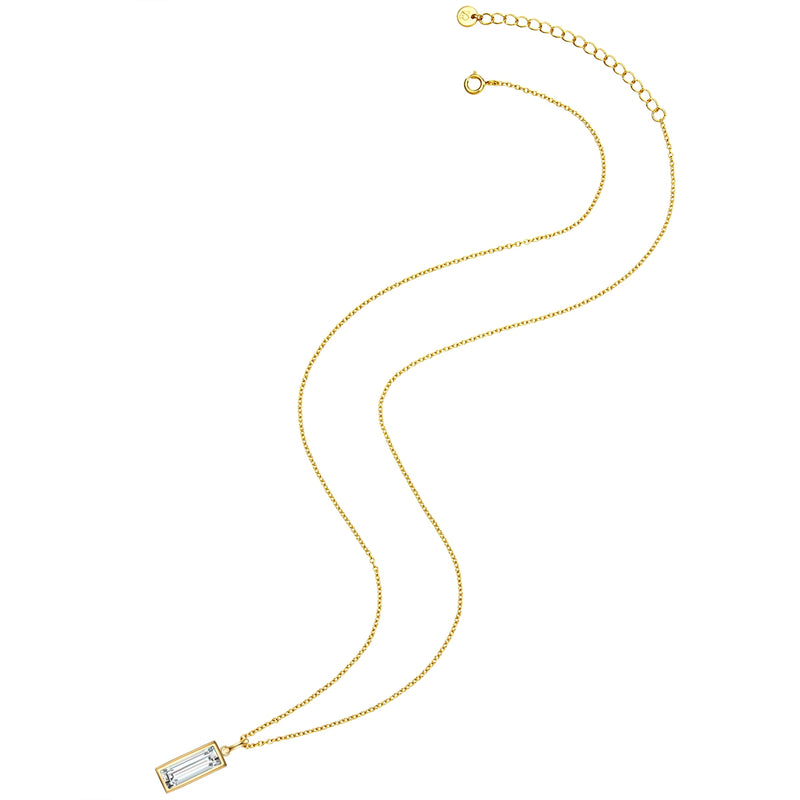 Silberhalskette für Damen gold