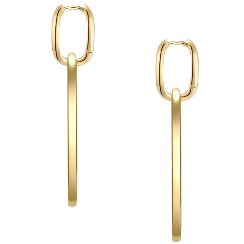Creolen gold großer Anhänger