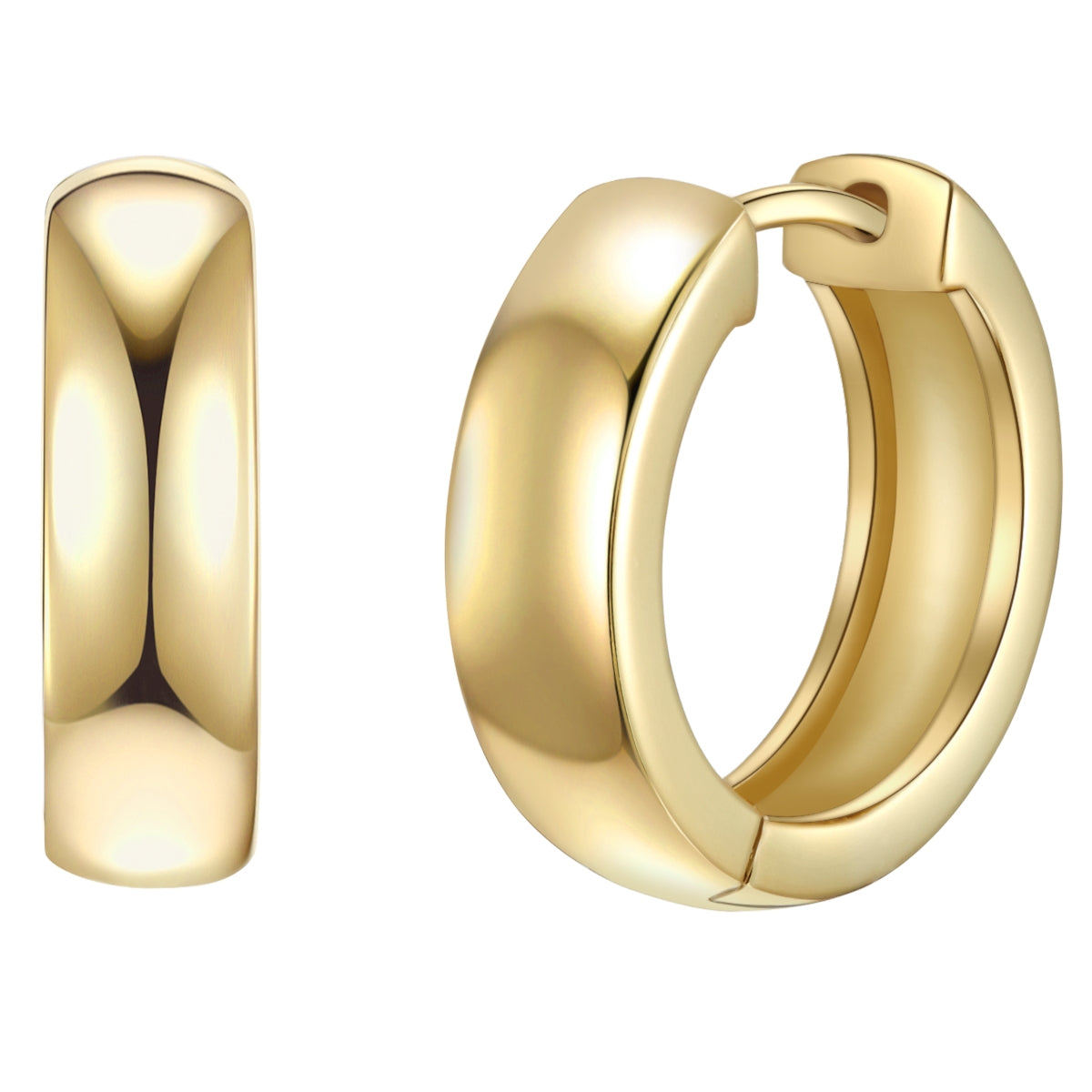 Creolen breit gold