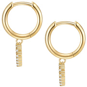 Herz Creolen gold Zirkonia