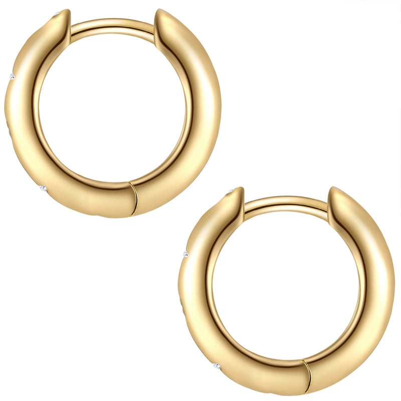 Creolen gold Zirkonia