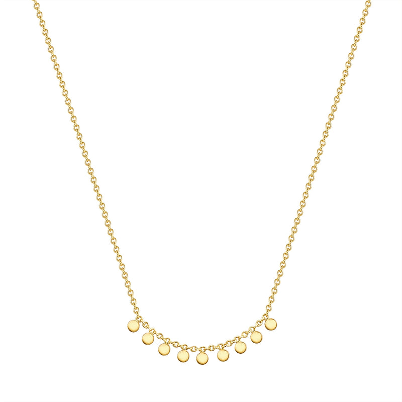Kette mit kleinen Plättchen