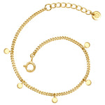 Armband gold Plättchen