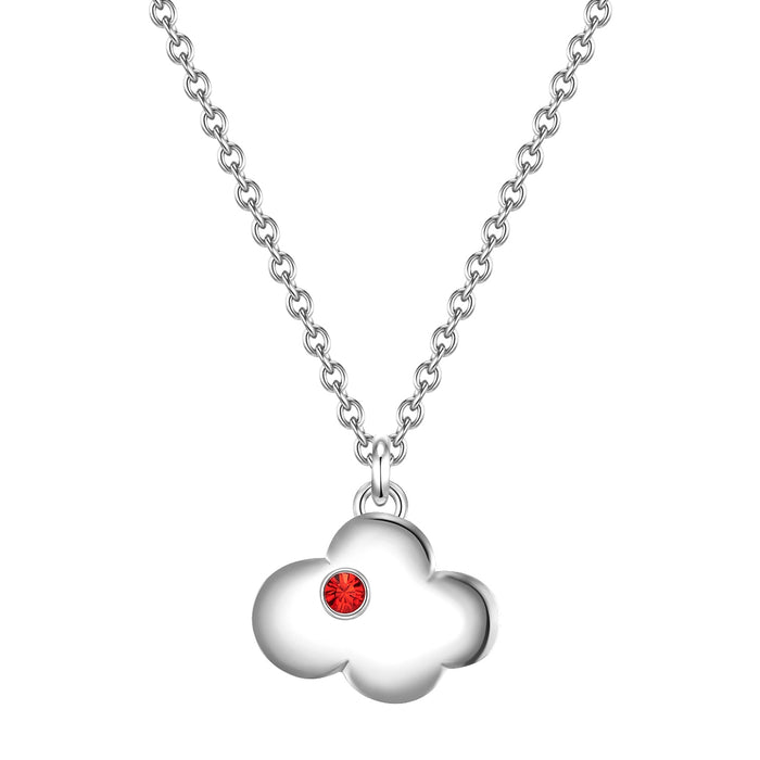 Kette Mädchen silber Wolke Zirkonia