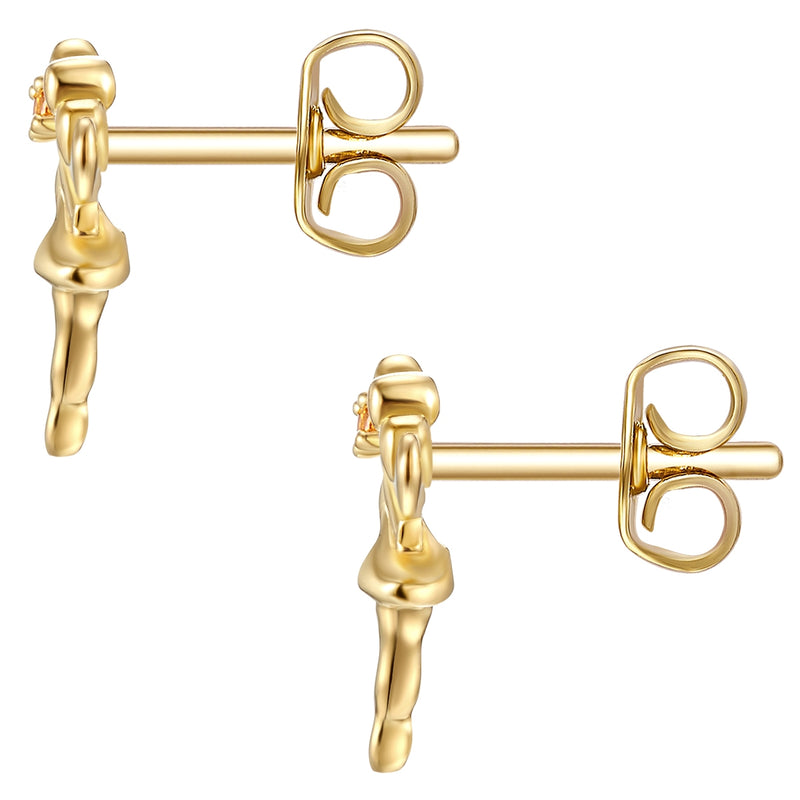 Ohrringe Kinder gold Fee Zirkonia