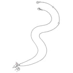 Mädchen Kette silber Einhorn Zirkonia