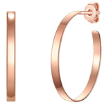 Creolen roségold groß