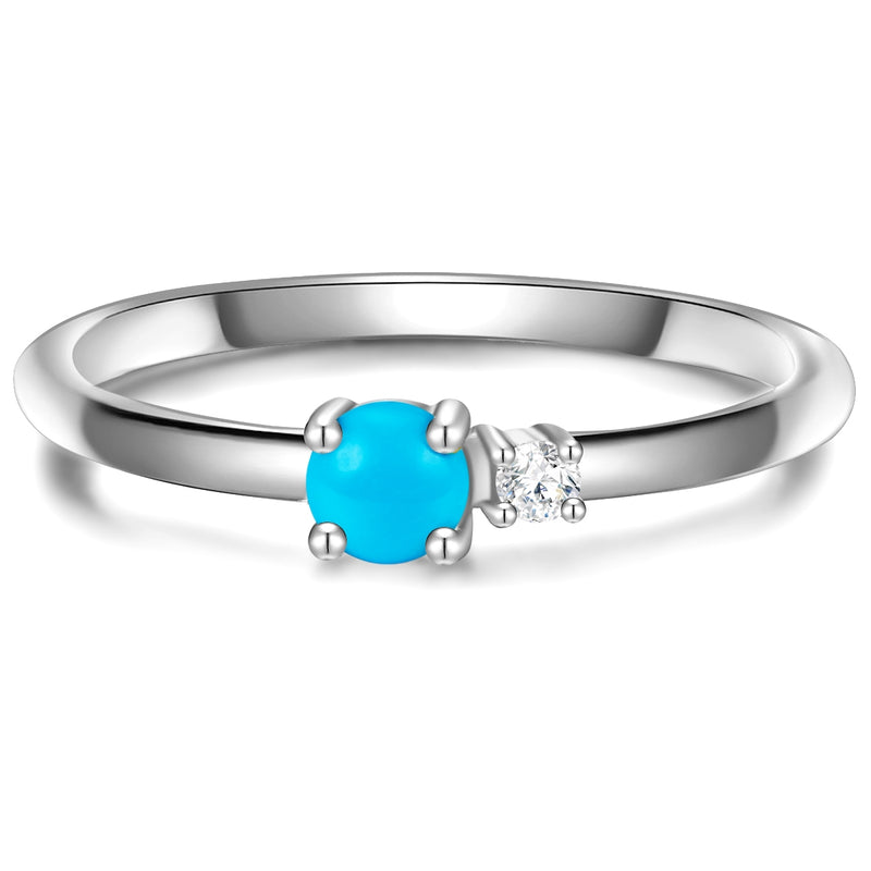 Silber-Ring mit Steinen