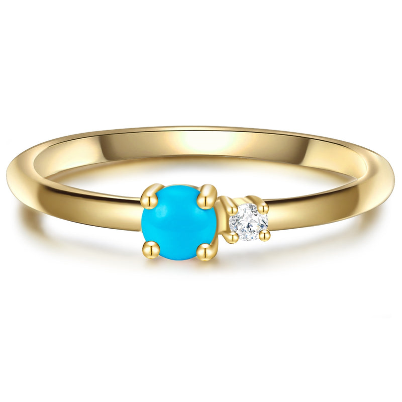 Gold Ring mit Steinen