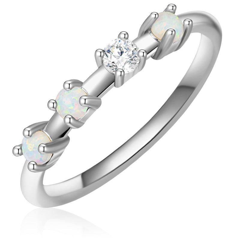 Ring mit cooler Stein-Optik
