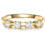 Perlenring gold
