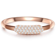 Ring roségold mit Steinen