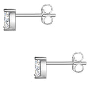 Ohrringe Stecker Zirkonia Dreieck