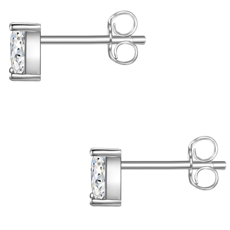 Ohrringe Stecker Zirkonia Dreieck