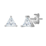 Ohrringe Stecker Zirkonia Dreieck
